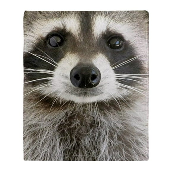 HommomH Raccoon Blanket Animal Pattern Digital Print Fleece Throw Cute Little Raccoon 50x80 HommomH Raccoon Blanket Animal Pattern Digital Print Fleece Throw Cute Little Raccoon 50x80